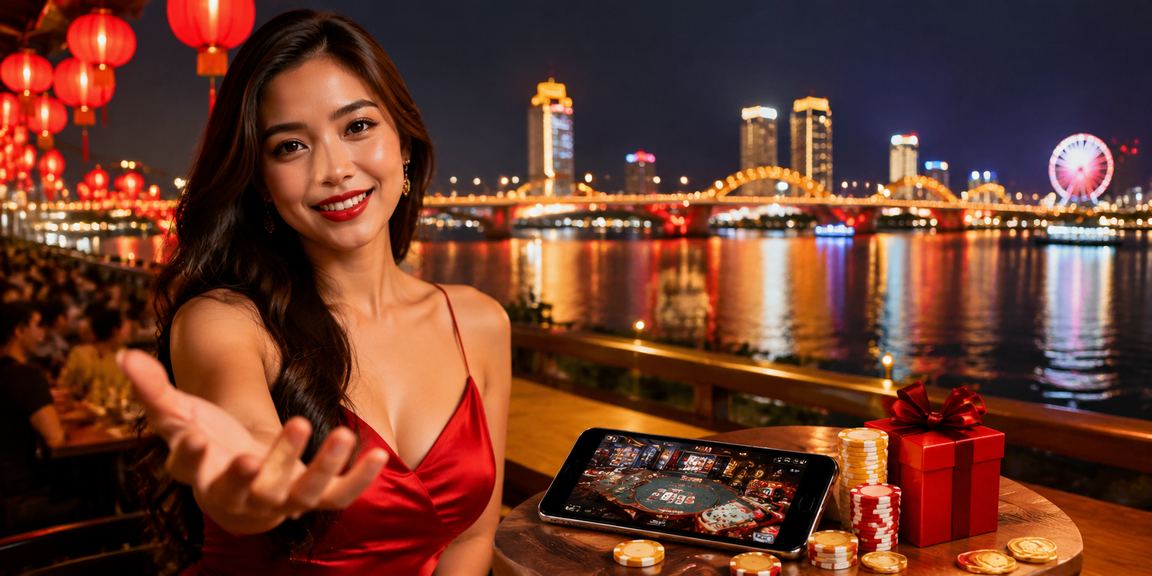Không khí sôi động tại chợ đêm Đà Nẵng, người chơi kiểm tra kết quả Jackpot