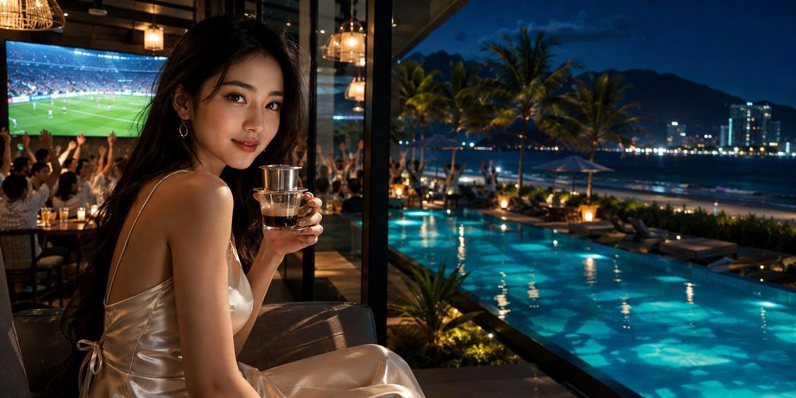 Người chơi cá cược theo dõi trận đấu tại Đà Nẵng