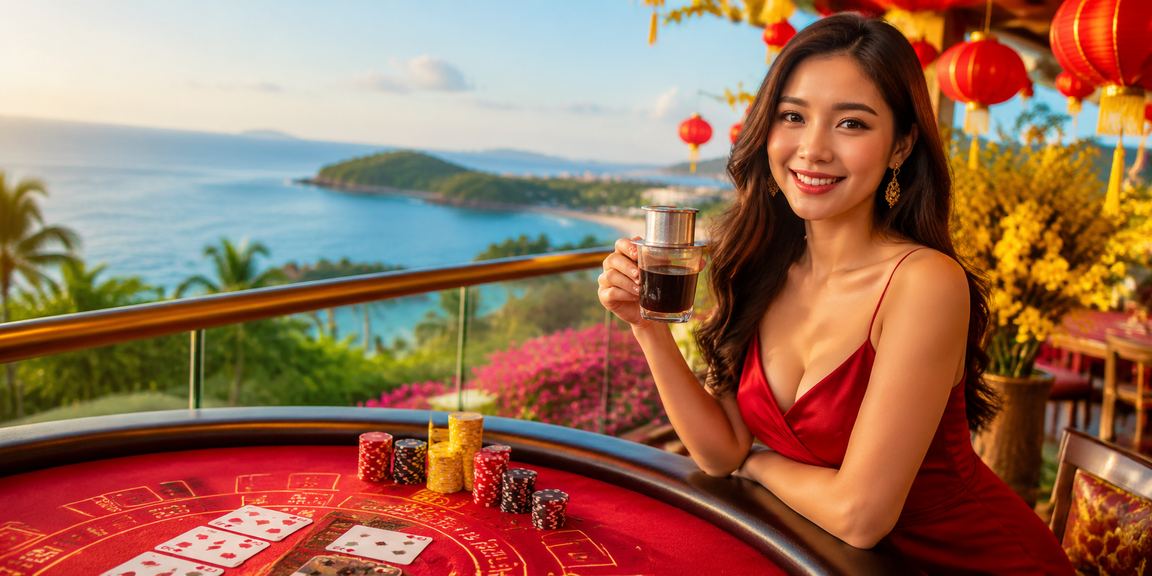 Trải nghiệm baccarat trực tuyến tại Phú Quốc bên ly cà phê Việt